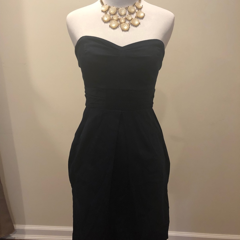 Navy blue cocktail dress